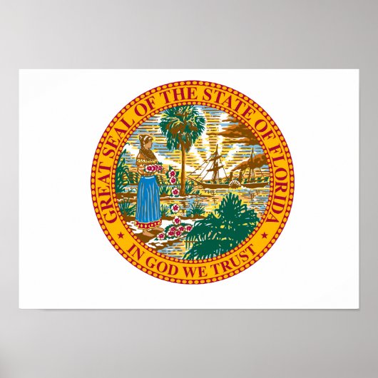 Florida State Seal Poster (Voorkant)