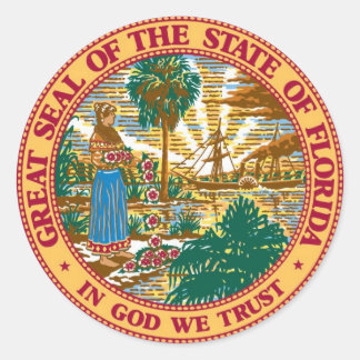 Florida State Seal Stickers