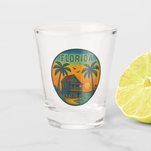 Florida State Shot Glass Glas (Voorkant)