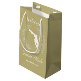 Florida State Silhouette Wedding Jubileum Klein Cadeauzakje