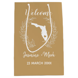 Florida State Silhouette Wedding Jubileum Medium Cadeauzakje