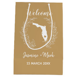 Florida State Silhouette Wedding Jubileum Medium Cadeauzakje