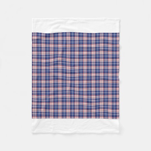 Florida State Tartan Fleece Deken (Voorkant)