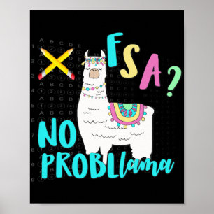 Florida State Test Day Llama voor studenten1 Poster