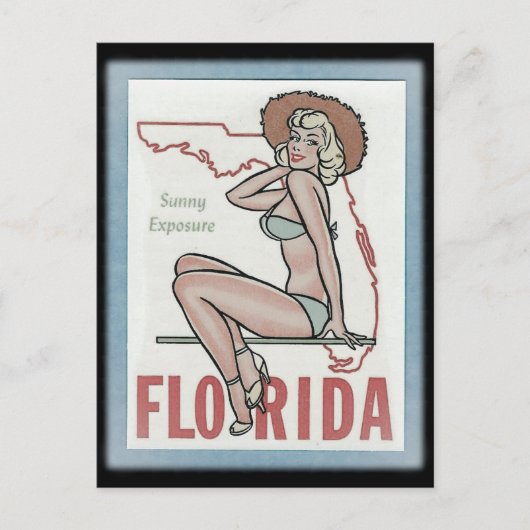 Florida State vintage-briefkaart Briefkaart (Voorkant)