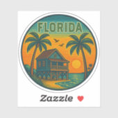 Florida State Vinyl Sticker (Vel)