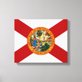 Florida State Vlag Canvas Print (Voorkant)