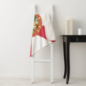 Florida State Vlag Print Patriottisch Sherpa Deken (In situ)