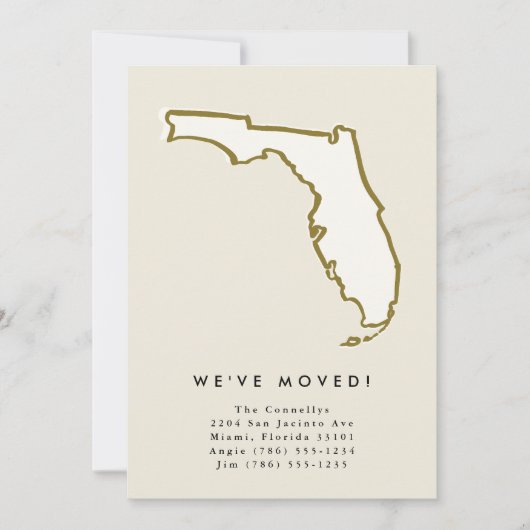 Florida State We hebben chique handgetekende verpl Aankondiging (Voorkant)