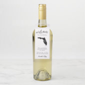 Florida State Wedding Welkom Flessenhanger (Op fles)