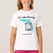 Florida Sterke orkaan Ian 2022 Survivor T-shirt (Voorkant)