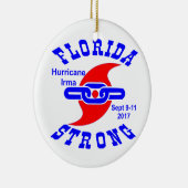 Florida Sterke orkaan Irma Keramisch Ornament (Rechts)