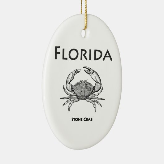 Florida Stone Crab Keramisch Ornament (Rechts)