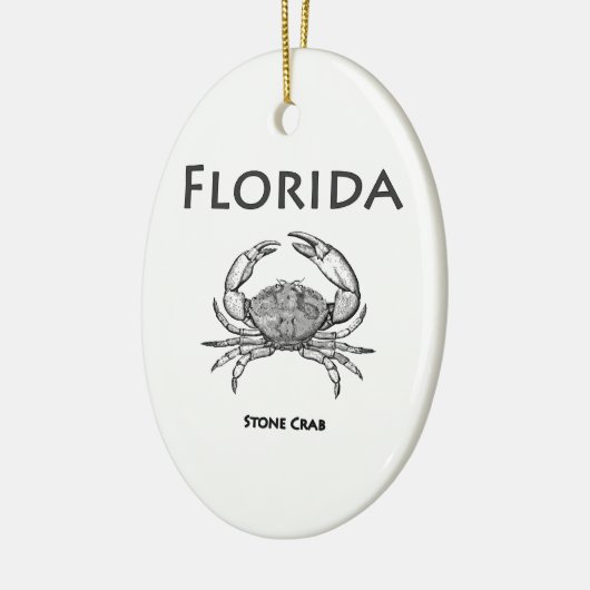 Florida Stone Crab Keramisch Ornament (Links)