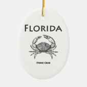 Florida Stone Crab Keramisch Ornament (Voorkant)