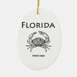 Florida Stone Crab Keramisch Ornament
