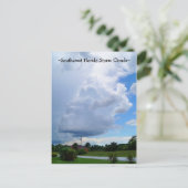 Florida storm wolken Cape Coral Briefkaart (Staand voorkant)