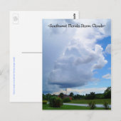 Florida storm wolken Cape Coral Briefkaart (Voorkant / Achterkant)