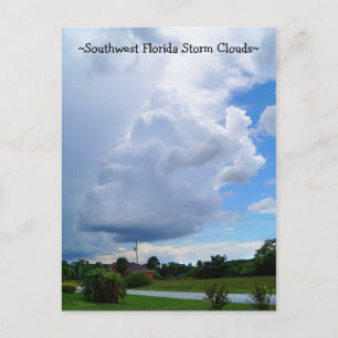 Florida storm wolken Cape Coral Briefkaart