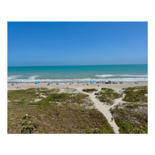 Florida Strand Foto Cocoa Beach Florida Perfect Poster