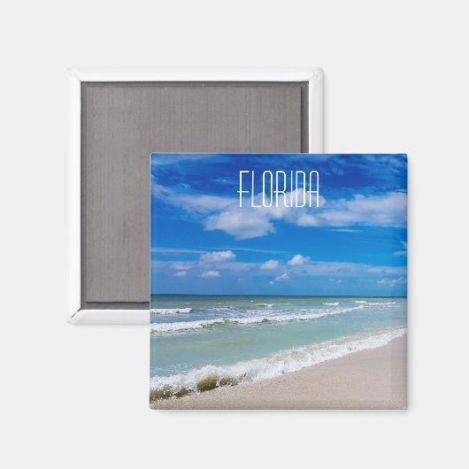 Florida strand fridge magnet (Voorkant / Achterkant)