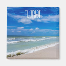 Florida strand fridge magnet