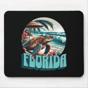 Florida Strand Surfen Surfen Oceaan Vintage Usa Fl Muismat