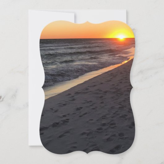 Florida strand uitnodiging (Voorkant)
