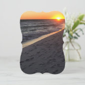 Florida strand uitnodiging (Staand voorkant)