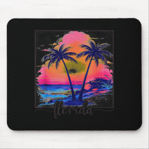 Florida Strand Zonsondergang Tropische Zomer Famil Muismat