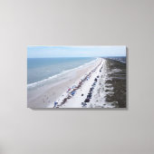 Florida strandfoto anastasia eiland canvas (Voorkant)