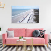 Florida strandfoto anastasia eiland canvas (Insitu (Woonkamer))