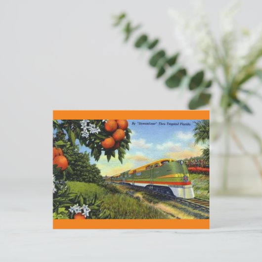 Florida Streamliner Briefkaart (Staand voorkant)