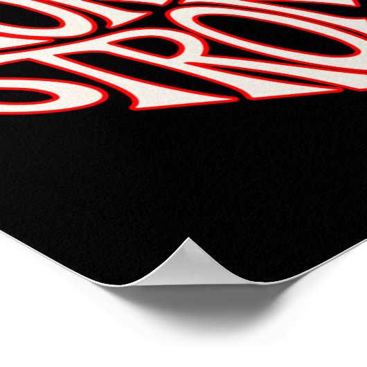 Florida Strong Heart State Pride Tygraphy T Shirt  Poster (Hoek)