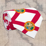 Florida Stropdas, business mode VS, Florida Flag Stropdas<br><div class="desc">Stropdas: Patriottic Florida Flag mode en het businessdesign van Florida USA - hou van mijn land,  kantoor,  draag,  reizen,  nationale patriotten/sportfans</div>