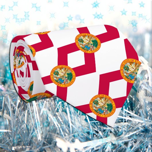 Florida Stropdassen, mode VS, Florida Flag busines Stropdas