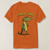 Florida Sucks Retro Alligator Ontwerp T-shirt (Design voorkant)