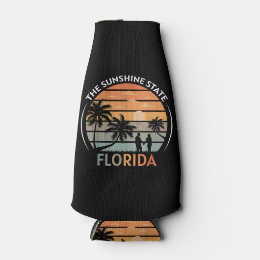 Florida Summer Beach Sunset Flesjeskoeler (Voorkant)