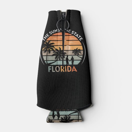 Florida Summer Beach Sunset Flesjeskoeler (Achterkant)