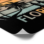 Florida Summer Beach  Sunset Poster (Hoek)