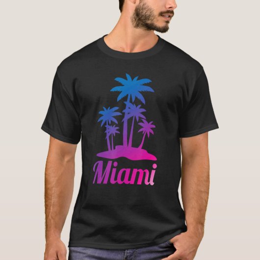 Florida Summer Vacation Beach Trip Miami T-shirt (Voorkant)