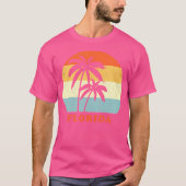 Florida Sun Palm Vacation T-shirt (Voorkant)