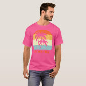 Florida Sun Palm Vakantie T-shirt (Voorkant volledig)