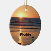 Florida Sunrise kerstversiering Keramisch Ornament (Rechts)
