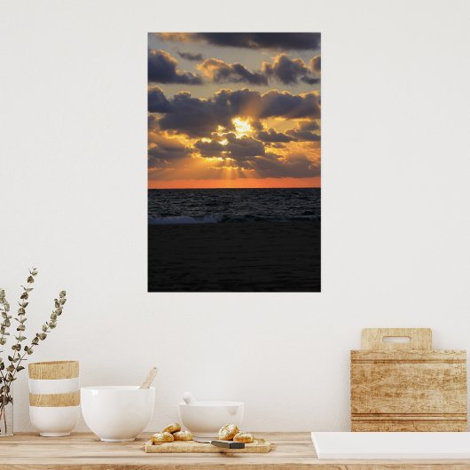 Florida Sunrise Poster (Keuken)