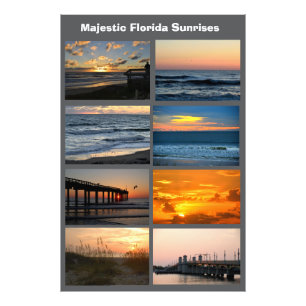 Florida Sunrises Print, Waarde Poster Papier (Matt