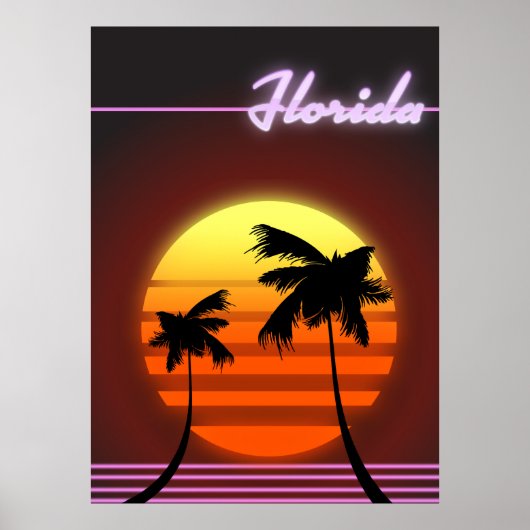 Florida Sunset 1984 poster (Voorkant)
