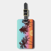 Florida Sunset Bagagelabel (Voorkant verticaal)