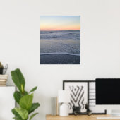 Florida Sunset Beach Ocean Photo Poster (Thuiskantoor)