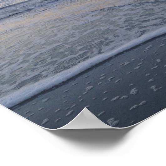 Florida Sunset Beach Ocean Photo Poster (Hoek)